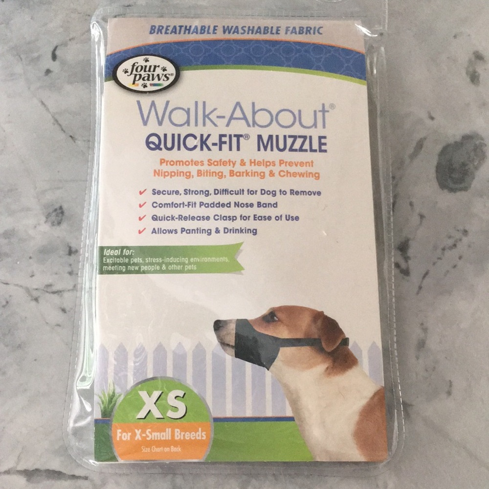 🆕Muzzle Quick-Fit Size XS Black